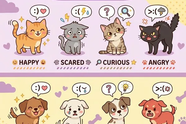 讀懂貓狗的肢體語言